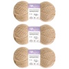 Пряжа Люблю Вязать 'Молочный хлопок' (Milk Cotton) 50г 85м (50% хлопок, 50% молочный акрил) (18 бежевый)