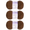 Пряжа Люблю Вязать 'Молочный хлопок' (Milk Cotton) 50г 85м (50% хлопок, 50% молочный акрил) (34 коричневый)