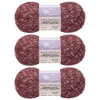 Пряжа Люблю вязать 'Морошка' 100гр 175м (6% альпака, 60% хлопок, 34% акрил) (180 темно-красный)
