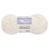 Пряжа Люблю вязать 'Морошка' 100гр 175м (6% альпака, 60% хлопок, 34% акрил) (001 белый)