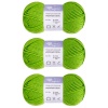 Пряжа Люблю Вязать 'Молочный хлопок' (Milk Cotton) 50г 85м (50% хлопок, 50% молочный акрил) (48 зеленый)