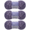 Пряжа Люблю вязать 'Морошка' 100гр 175м (6% альпака, 60% хлопок, 34% акрил) (750 фиолетовый)